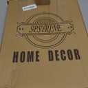 Spsyrine Serving Tray with Handles, Plastic Decorative Tray for Coffee Table, Living Room, Home Decor, Dianthus