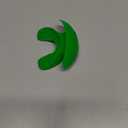 Nxtrnd One Football Mouth Guard, Strap Included, Fits Adult & Youth (Green)