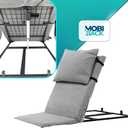 Electric Lifting Backrest for Bed by Mobi-Back, Medical Back Pillow with Electric Pump System, Used by Pregnant Women, Elderly for Sit-Up in Bed - Gen 2.