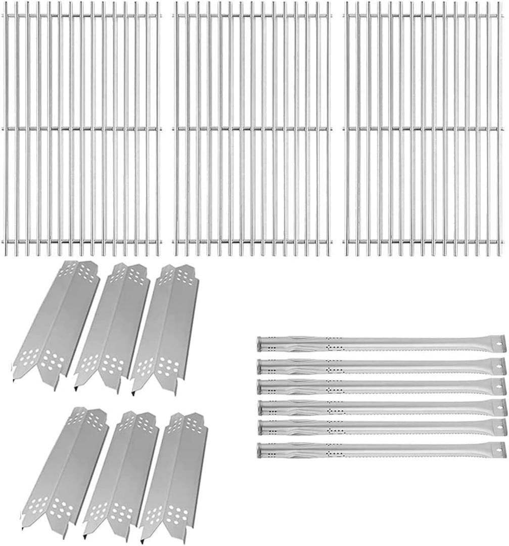 Grill Replacement Parts for Nexgrill 720-0896B 720-0896E 720-0896X 720-0896C Deluxe 6-Burner Gas Grills, Cooking Grate, Grill Heat Shield Tent and Burner kit for Nexgrill 6 Burner Grill Grill Replacement Parts for Nexgrill 720-0896B 720-0896E 720-0896X 720-0896C Deluxe 6-Burner Gas Grills, Cooking Grate, Grill Heat Shield Tent and Burner kit for Nexgrill 6 Burner Grill