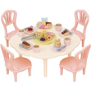 Calico Critters Sweets Party Set - The Perfect Dollhouse Accessories to Host a Tea Party for Your Critters!