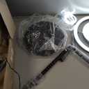 LED Floor Lamp for Living Room - Modern Standing Lamp with Reading Light, Remote Touch Control Floor Light Dimmable Mother-Daughter Tall Bedroom Lamp for Couch Office, 29W, Black