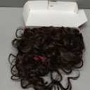 CAISHA Hairpiece Hair Wrap Heat-resistant Synthetic Fibres Curly Messy Updo Brown HW9