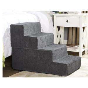 Ulax Furniture Foam Pet Steps Stairs Removable Step for Cats/Dogs Non-Slip Pet Stairs (4-Step