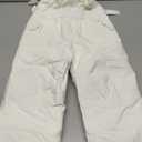 Amazon Essentials Girls and Toddlers' Water-Resistant Ski & Snow Bib Overall (3T, Ivory)