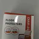 24 Pcs Chair Leg Floor Protectors for Hardwood Floors Silicone Covers to Protect Wood Tile Floors Scratches Felt Pads Furniture Leg Caps No Noise (Fit:0.5"-0.89")