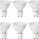 Sunlite 40358 LED MR16 Reflector Spotlight Bulb, 7 Watts (50W Halogen Bulb Replacement) 120 Volt, 550 Lumen, 35 Flood Beam, GU10 Base, Dimmable, ETL Listed, 6500K Daylight, 6 Count