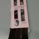 Heatless Curls Overnight Rods Jumbo Set, Heatless Hair Curler Velvet Satin Jumbo Flexi Rods to Sleep in, No Heat Overnight Sleeping Blowout Curls Wave Styling Tools with Silk Scarf 4pcs Brown