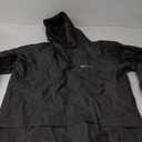 Rain Suits for Men Ultra-Lite Waterproof Protective Rain coats Rain Gear Workwear Fits Men Women
 (Small, Black)