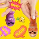 ArtCreativity Skull Head Noisy Putty Halloween Toys, Set of 24, Non-Candy Trick or Treat Supplies for Kids, Great as Halloween Party Favors, Halloween Goodie Bag Fillers, and Prank Toys, 4 Colors