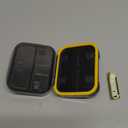 Travel Pill Case, Small Pill Box for Purse, Acedada Portable Daily Pill Container, Compact Moistureproof 7 Compartments Pill Organizer, Stylish Medicine Holder for Vitamins Fish Oils, Black