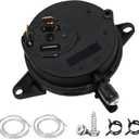 42001-0061s Pressure Switch, Air Flow Switch, Compatible with Pentair MasterTemp and Sta Rite Max-E Therm Models of Heaters, MasterTemp 400 300 200 125 Low Nitrogen Pool Heater, Comes with 2 Hoses