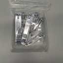 (6 Pack) Toe Nail Clippers Toenail Clippers and Fingernail Clipper Set, Premium Stainless Steel Ultra Sharp Sturdy Curved Edge Cutter Trimmer Finger Nail Clip for Adults Men Women Nail Cleaner