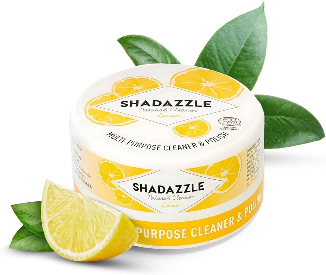 Shadazzle Natural All Purpose Cleaner and Polish  Eco friendly Multi-purpose Cleaning Product (1 Pack, Lemon)