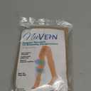 NuVein Medical Compression Stockings, 15-20 mmHg Support, Women & Men Thigh Length Hose, Open Toe, Beige, X-Large