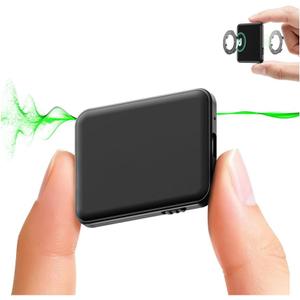 136GB (18800 Hour) Double-Sided Magnetic Voice Activated Recorder, Audio Recorder AI Smart Noise Reduction, MP3 & USB-C Digital Voice Recorder, 100H Continuous Recording Device for Meetings/Interviews