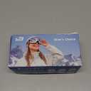 findway Ski Goggles OTG - Over Glasses Snow/Snowboard Goggles for Men, Women & Youth - 100% UV Protection (A4-black Frame Silver Lens(10%))