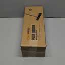 24Push Broom Brush for Floor Cleaning with 65 Long Handle and Stiff Bristles, Heavy Duty Brush for Shop, Deck, Garage, Concrete,Indoor and Outdoor Broom,Orange