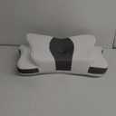 Memory Foam Pillow, Cervical Pillow for Neck and Shoulder Pain Relief, Ergonomic Contour Bed Pillow, Soft for Side Sleep Stomach Sleeping and Back Sleeper (Queen Size-24.8''Lx14.96''Wx5.78''H, Grey)