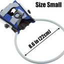 Dog Ring Harness with D-Ring, Lightweight Blind Dog Assistance Device, Visually Impaired Accessory for Dogs BlueUp Small