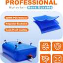 GHOSOONE 3000 L/800 Gal Water Bladder Tank, Foldable Portable Water Storage Container, Emergency Water Bag for RV, Truck Bed, Fire Prevention, Drought Resistance, Blue