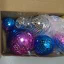 Leitee 25 Pcs Disco Balls Ornament Mini Reflective Disco Ball Party Hanging Decorations with Lanyard for Dance Music Party Decoration, 2 Inch 3.14 Inch 4 Inch