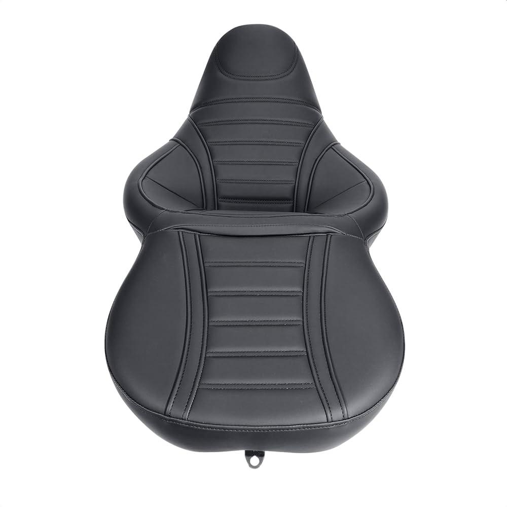 FIASRAC One Piece Rider Driver Passenger Seat For Harley Touring Road King Street Road Electra Glide Ultra Limited Tri Glide 2009-2023