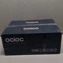 ocioc 44 Inch Ceiling Fans with Lights, Large Air Volume Ceiling Fan with Nightlight, Ultra Quiet Reversible DC Motor with RemoteBlack