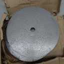 Signature Fitness Deep Dish 2-Inch Olympic Cast Iron Weight Plates with E-Coating (Gray), 25 LB