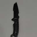 MTech USA MX-8062 Xtreme Fixed Blade Tactical Knife, Black Tanto Blade, Nylon Fiber Handle, 12-Inch Overall