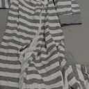 Dog Striped Recovery Suit, Puppy After Surgery Onesie for Female Male Dogs, Dogs Cats Long Sleeve Pajamas Bodysuit, Surgery Abdominal Wound Bandages Clothes, Dog Pant for Shedding Skin Disease (X-Large, Grey)