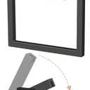 Toilet Paper Holder Wall Mount, Stainless Steel Hand Towel Holder and Tissue Roll Toilet Paper Holder Set for Bathroom, RV, Kitchen, Matte Black Bathroom Accessories Hardware Set