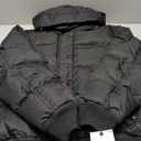 Champion womens Quilted Snorkel Puffer Jacket With Hood (Large, Black)
