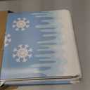 Bucherry 9 Pcs Wonderland Cardboard Castle Playhouse Large Winter Snowflake Party Decorations Princess Castle 43 x 51 Winter Party Decoration Box Snowflake Cardboard Fort for Kid Girl Birthday Gift