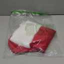 Beyond Your Thoughts Personalized Embroidery Monogram Initial Human Christmas Stockings 1 Pack Durable Christmas Ornament Bag for Family Decorations Red and Gold Letter U