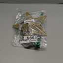 Brizled 9.5 Christmas Star Tree Topper, Gold Dual-side 3D Star Treetop, Glittered Tree Top with 10 Warm White Lights, UL Certified Lighted Xmas Treetop for Holiday Christmas Tree Decor