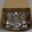 Dimmable Edison Bulbs, 2700K Warm White, 6W Equivalent to 60 watt E26 LED Bulb, ST58 Vintage Light Bulbs, 600LM, 90+ CRI, E26 Base, Clear Glass, 6 Pack