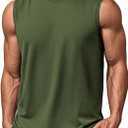 EKLENTSON Men's Tank Tops UPF 50+ Sleeveless Shirt Lightweight Cooling Muscle Tee Sun Protection Quick Dry Workout Shirt (S)
