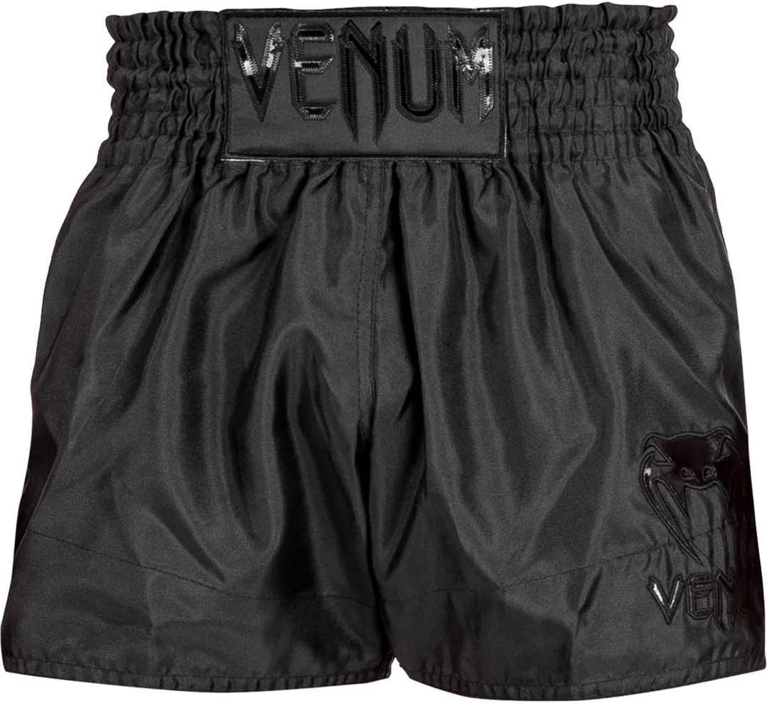Venum Classic Muay Thai Shorts Black (X-Small, Black )