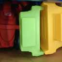Step2 Up & Down Roller Coaster Kids Ride On Toy, Push Car, Indoor/Outdoor Playset, Made of Durable Plastic, Max Weight 50 lbs., For Toddlers 2-5 Years Old, Multicolor, 27 X 110 X 12.75 Inches