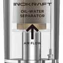 InoKraft Oil-Water Separator, 1/4" NPT, 90 PSI, Air-Compressor and Air-Tool Accessory, Good Tightness
