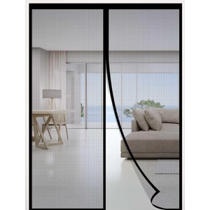 Fiberglass Magnetic Screen Door, 32"x 81" Door Mesh Screen w/Magnets ,Auto Closer Patio Door Net Screen,Hands Free Door Cover,Doorway Mesh Curtain,Mesh Partition