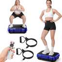 Vibration Plate Exercise Machine for Lymphatic Drainage, Vibration Platform for Weight Loss, 400 Lbs Capacity Shake Plate Full Body Workout Vibrate Fitness Platform for Home Women Men
