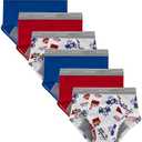 Hanes Toddler Boys' Potty Trainer Underwear, Light Leaks Boxer Briefs & Briefs, Pack Of 6