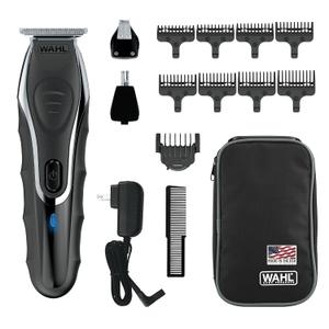 Wahl Aqua Blade Rechargeable Wet/Dry Lithium-Ion Deluxe Beard Trimmer for Men - Interchangeable Heads for Detailing, Hair, Mustache and Body Grooming - Model 9899-100