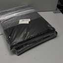 GRSQYS File Organizer Box - File Boxes for Hanging Files with Lid Set of 3 Decorative Hanging Folders Organizer with One-Piece Plastic Frame Slides (Black, 13.2 * 10.1 * 10.1in(2Pack))