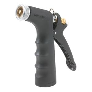Shower Squeegee And Gilmour Medium Duty Garden Hose Nozzle with Over Mold Grip, Hot Water Hose Nozzle for Watering and Cleaning