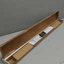 BlastHome Non-Adjustable Luxury Curtain Rods for Windows, 1  Rod Set, 3 foot Fixed Length, Brushed Gold