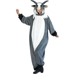 Adult Onesie Animal Halloween Cosplay Costume, Funny One-piece Pajamas Sleepwear for Women and Men (X-Large, Gray)