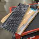 Wireless Keyboard and Mouse Combo, MARVO 2.4G Ergonomic Wireless Computer Keyboard with Phone Tablet Holder, Silent Mouse with 6 Button, Compatible with MacBook, Windows (Grey)